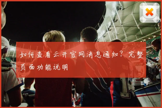如何查看云开官网消息通知？完整页面功能说明